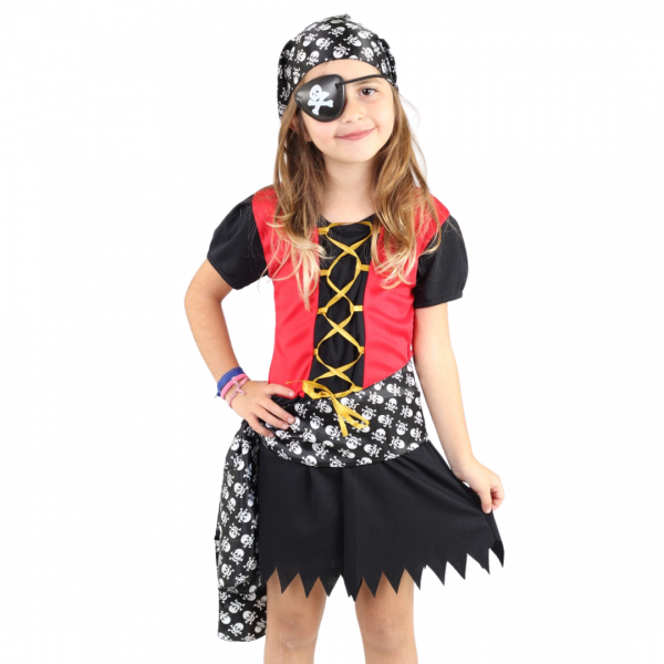Fantasia Pirata Feminina Infantil (Piratinha) - Loja Fantasia Bras
